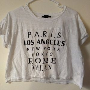 Cities crop top